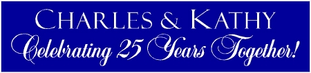 25 Years Together Banner