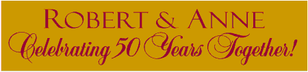 50 Years Together Banner