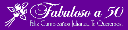 Fabulous at Age Spanish Bouquet Banner