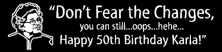 Don't Fear Birthday Banner
