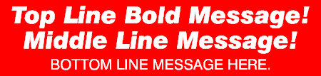 3 Lines Bold Title Case Top & Middle Banner