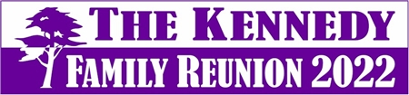 Family Reunion Banner Year