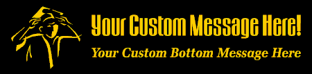 Graduate Custom 2-Lines Banner