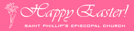 Happy Easter Lilly Banner