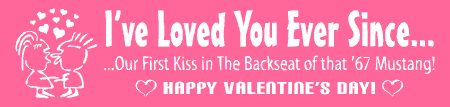Valentine Loved Ever Since Banner