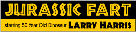 50th Birthday Jurassic Fart Banner