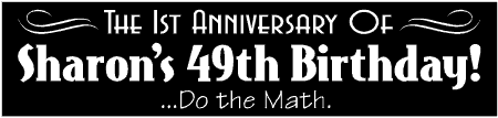 Humorous Anniversary 50th Birthday Banner