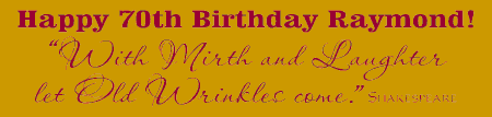 Shakespeare Quote Birthday Banner