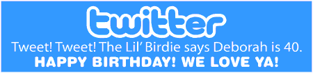 2-Line Twitter Birthday Tweet Banner Spoof