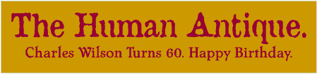 Human Antique Birthday Banner