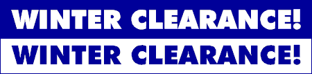 Winter Clearance Banner