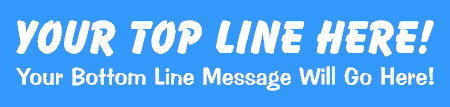2 Lines Informal Style Banner