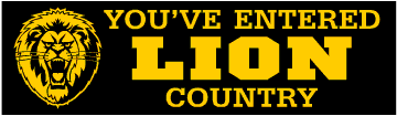 School Mascot Lion Country Banner 1
