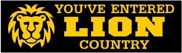 School Mascot Lion Country Banner 2