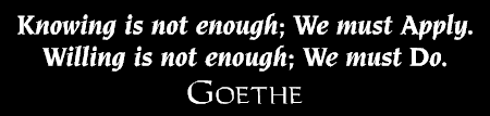 Motivational Goethe Banner